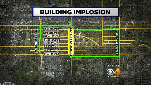 implosion 9th and colorado map 