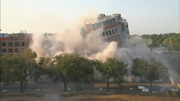 Former Biomedical Research Building Implosion 