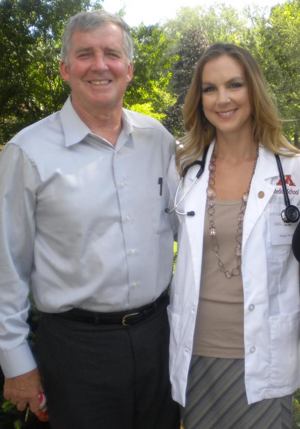Dr. Megan Wood With Father John 
