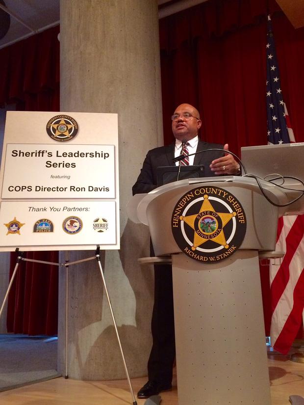 Ronald Davis Speaks At Law Enforcement Task Force Meeting 