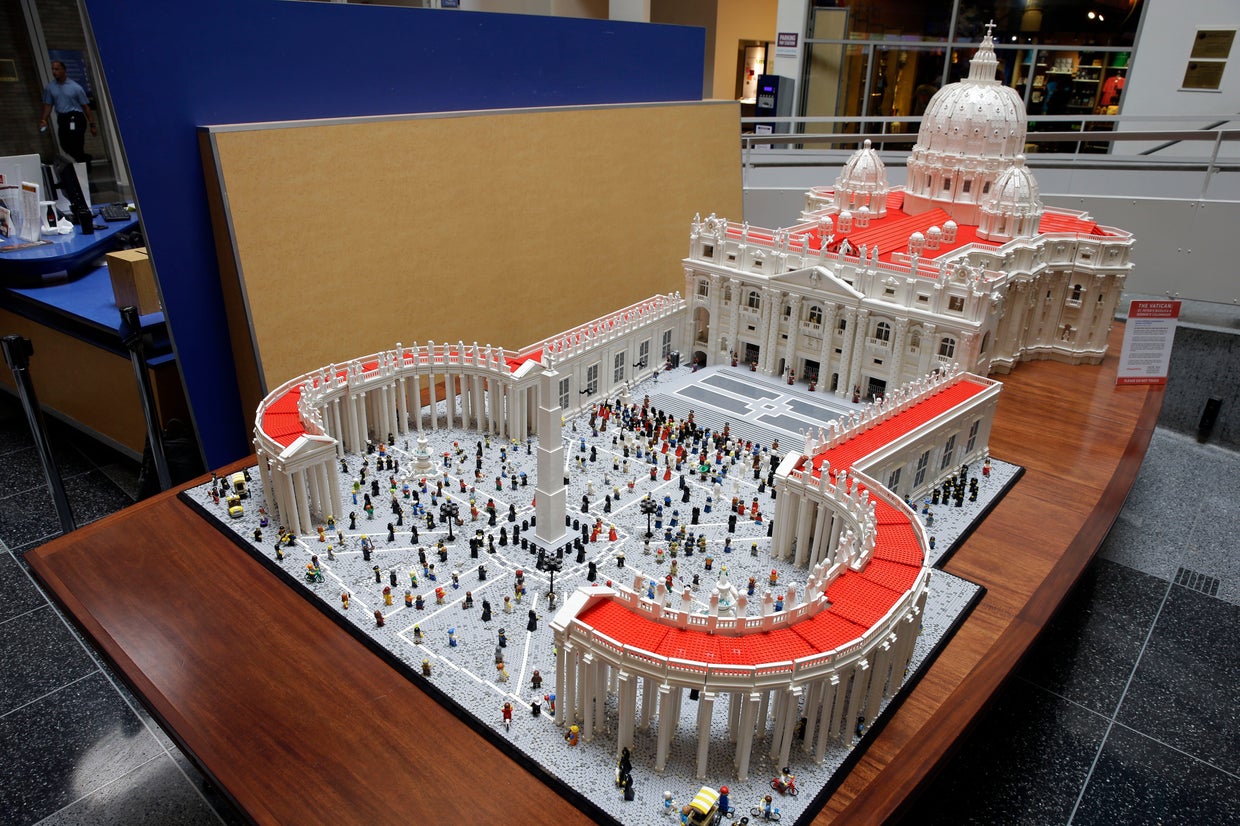 Priest uses Legos to build Vatican replica
