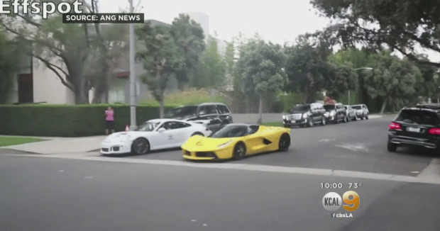 Does driver in Beverly Hills highspeed race have diplomatic immunity