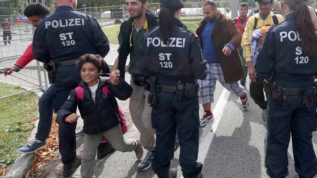 migrants europe austria slovenia 