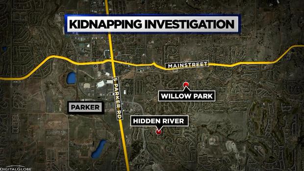 PARKER KIDNAPPING map 