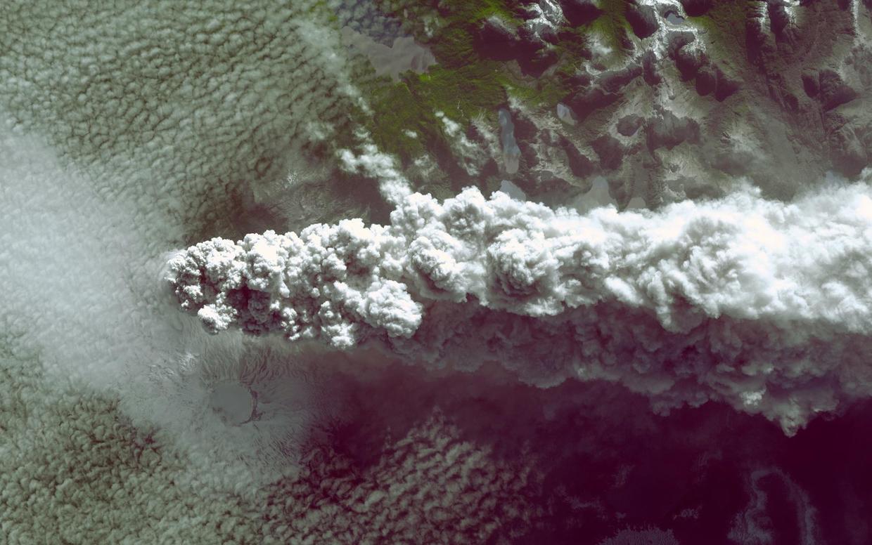 Volcanic Eruptions Seen From Space