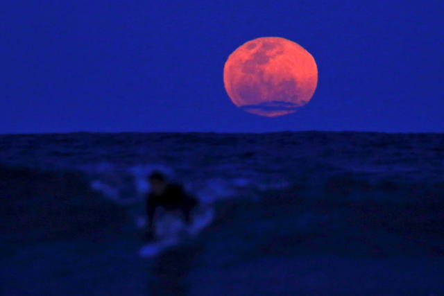 See a Rare Red Full Moon