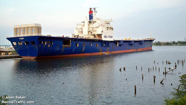 The cargo ship El Faro is docked in Baltimore, Maryland, on July 16, 2009, in this picture taken by Allen Baker. 