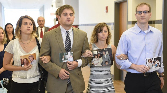 [Dr. Robert Neulander's children, Jenna, Ari, Emily and Brian, arrive to court for the sentencing of their father. 