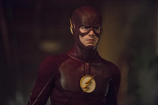 Grant Gustin as the Flash 
