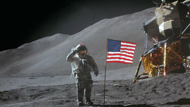 Astronaut Dave Scott On Moon 