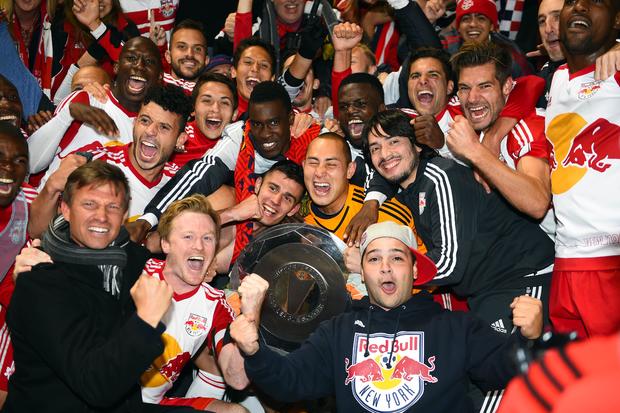 The Red Bulls win the Supporters' Shield 