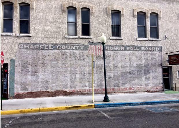 Chaffee County Honor Roll Board 