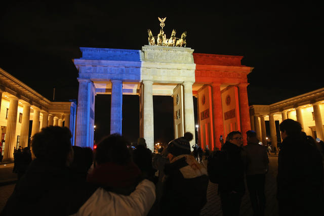 National State Flag Of France. Pray For Paris. 13 November 2015