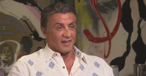Sylvester Stallone steps back into the ring - CBS News