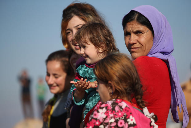 Yazidi Refugees In Syria Celebrate Liberation Of Sinjar From ISIL 