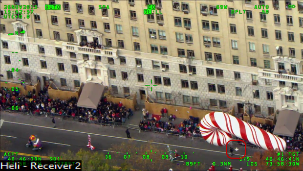 Drone sighting at Macy's Thanksgiving Day Parade 