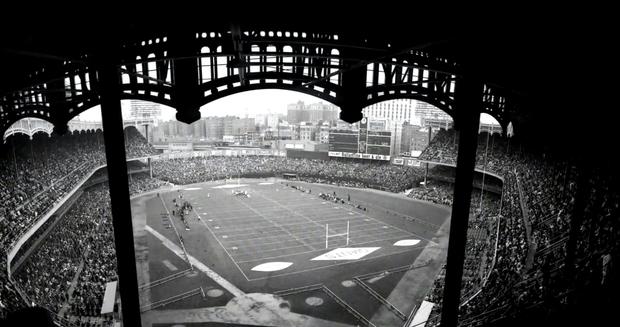 Football at Yankee Stadium 