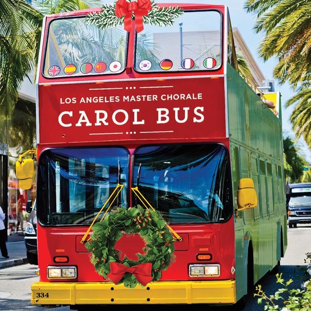 Los Angeles Master Chorale Carol Bus Pick-Up at West Hollywood Library 