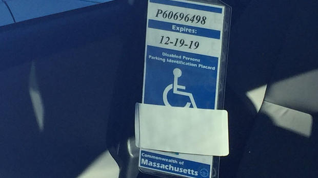 Handicap placard 