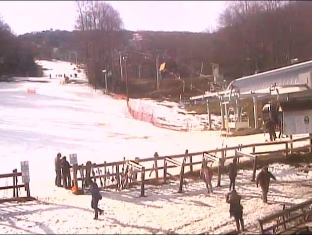 A look at Sugar Mountain on Dec. 22 from the resort's webcam 