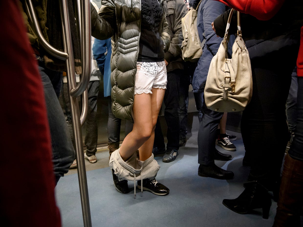 No Pants Subway Ride 2016: Legs bared around the world