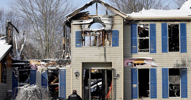 Ohio investigators House explosion, fire that killed family of four