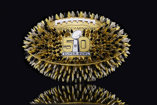 NFL's Designer Bespoke Footballs Celebrate Super Bowl 50