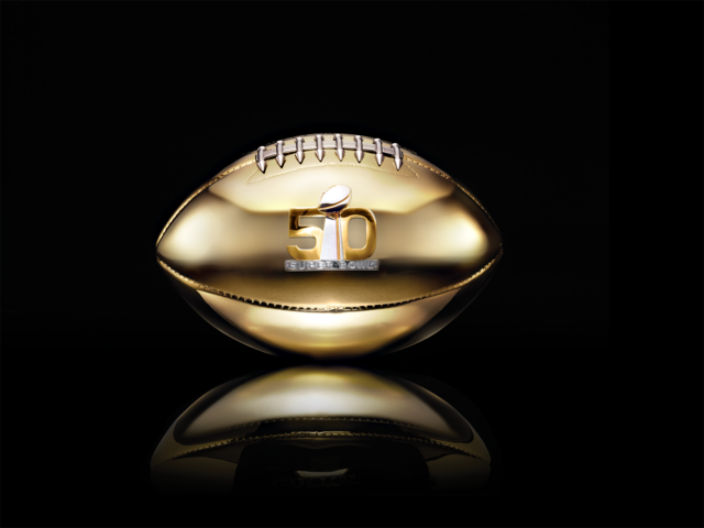 NFL Super Bowl 50 Gold LE hot Football