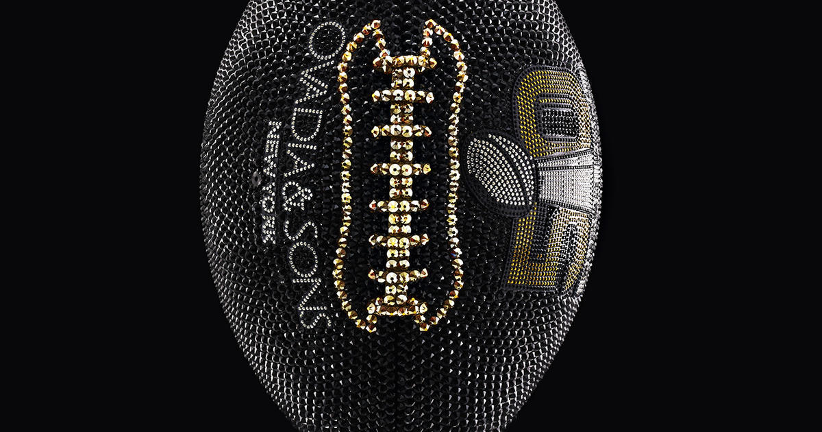 50 glam designer footballs for Super Bowl 50