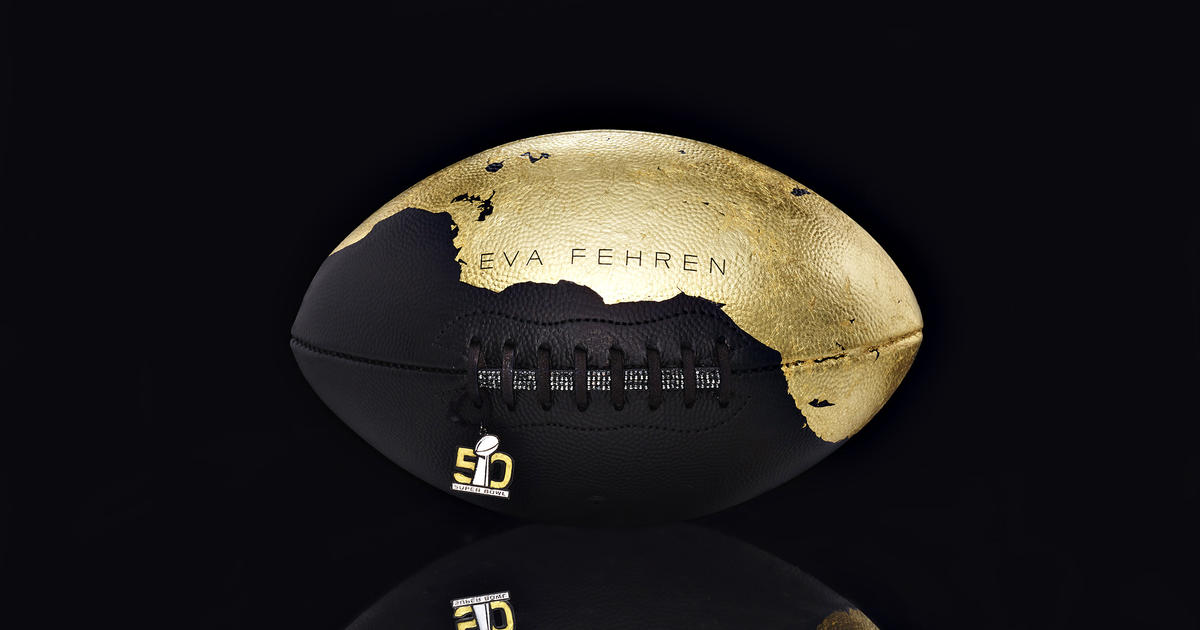 50 glam designer footballs for Super Bowl 50