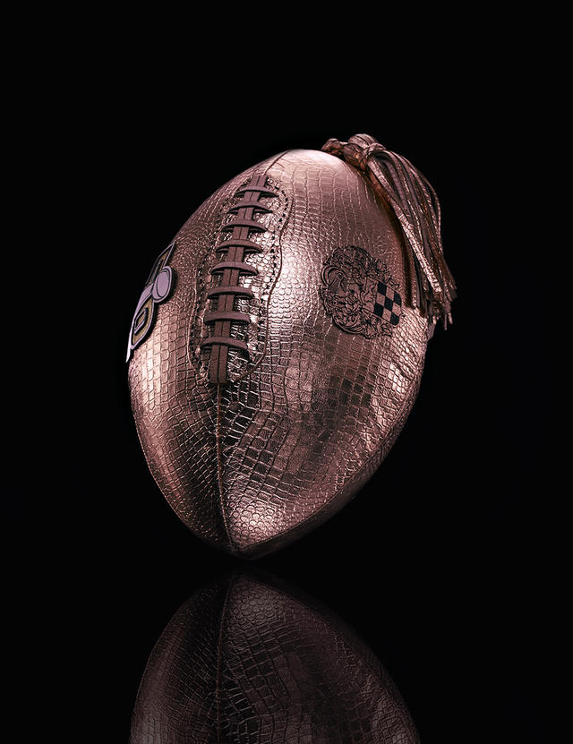 50 glam designer footballs for Super Bowl 50