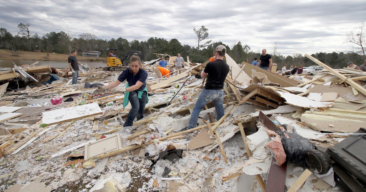 Severe Weather, Tornadoes Slam The South - CBS News