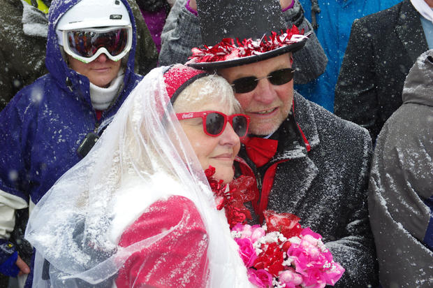 oveland Ski Area's Annual Valentine's Day Mountaintop Matrimony 