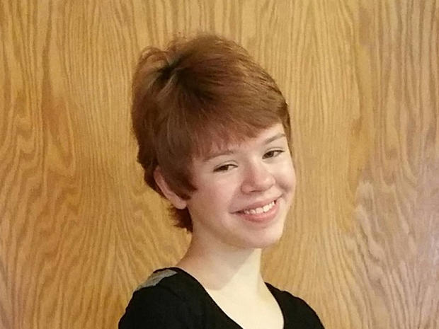 A photo released by her family shows Abigail Kopf, 14, who was shot Feb. 20, 2016, during a shooting rampage in Kalamazoo, Michigan, that authorities say was carried out by Jason Dalton. 