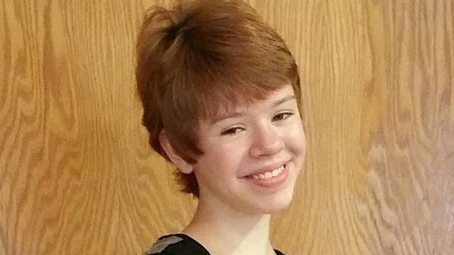 A photo released by her family shows Abigail Kopf, 14, who was shot Feb. 20, 2016, during a shooting rampage in Kalamazoo, Michigan, that authorities say was carried out by Jason Dalton. 