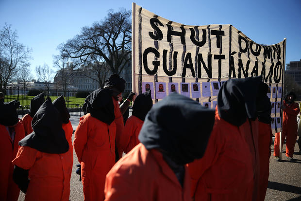 Activists Protest At White House On 14th Anniversary Of Guantanamo Detention Center 