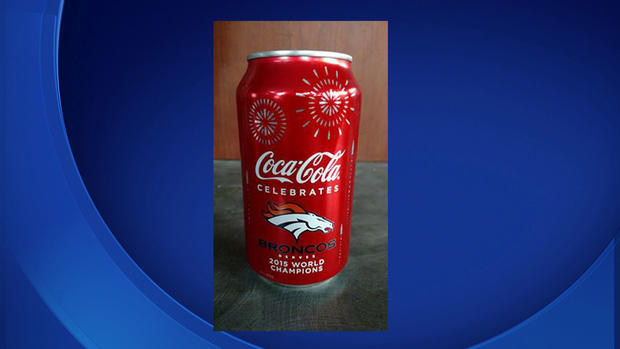 Broncos Coca-Cola can 