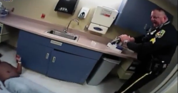 Police video shows Sgt. Greg Lott of the Athens, Alabama police