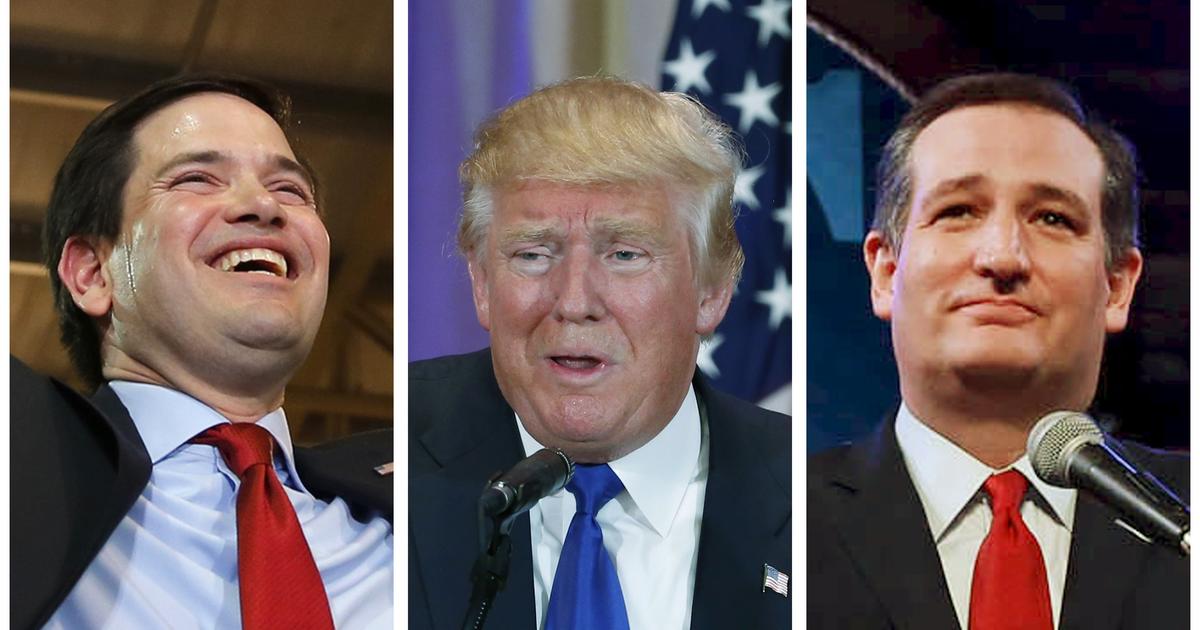 Who Supported Donald Trump Ted Cruz And Marco Rubio Cbs News