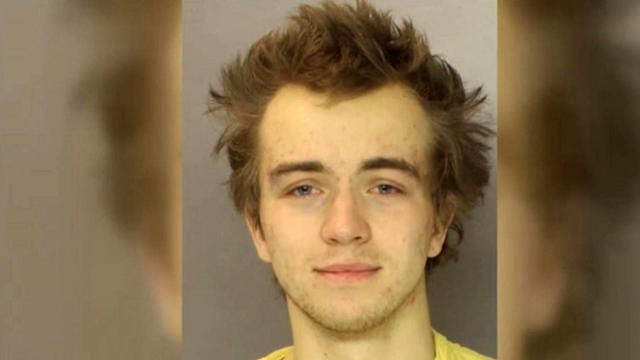 ​Artur Samarin is seen in a police booking photo obtained by CBS affiliate WHP-TV in Harrisburg, Pennsylvania. 