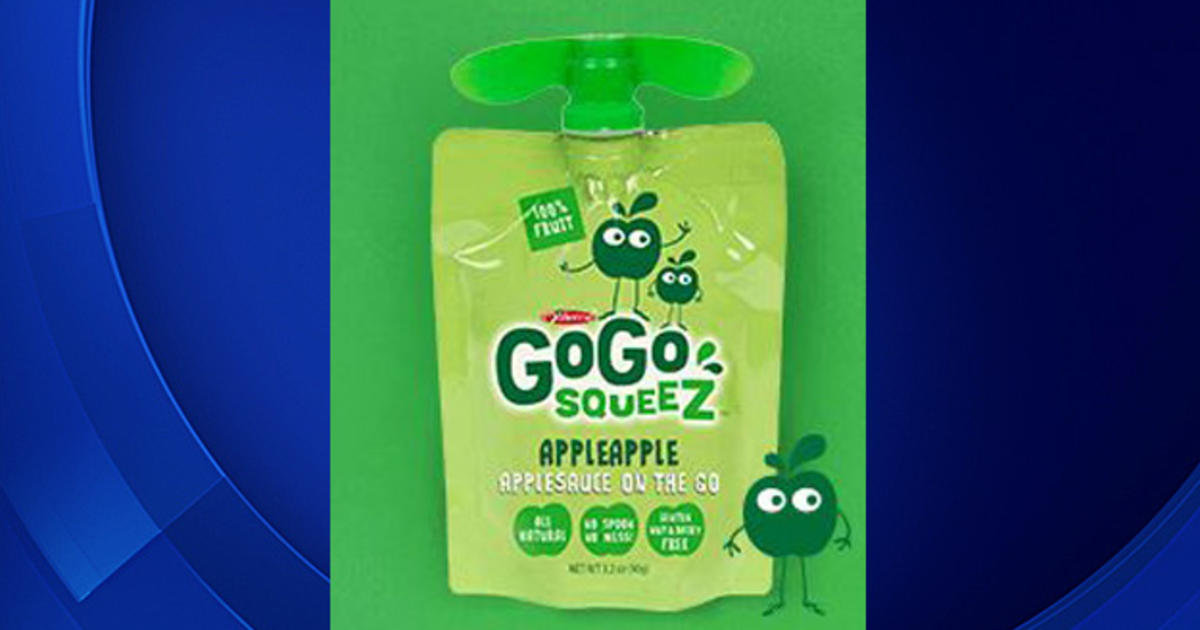GoGo squeeZ Recalls Applesauce Pouches CBS Miami