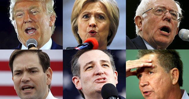 Presidential candidates gear up for crucial primaries - CBS News