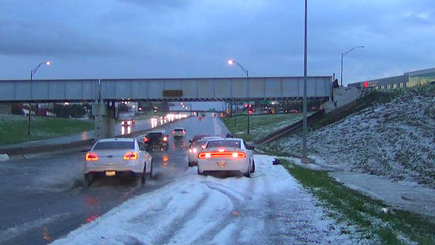 Interstate-30 hail 1 