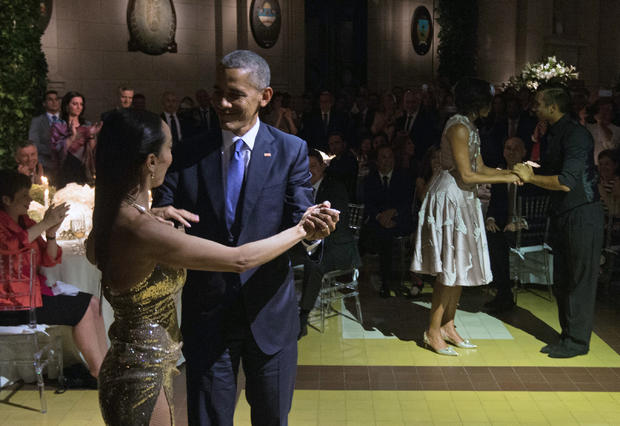 President Obama Does The Tango 