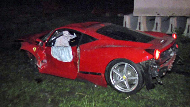 Ferrari Crash 