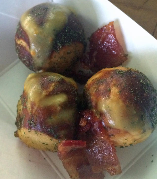 Summit Beer Cheese and Bacon Pretzel bites 