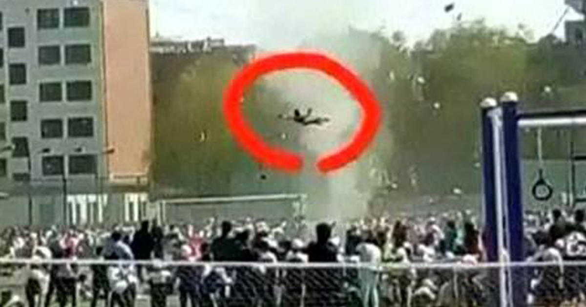 China dust devil sucks schoolboy up into the air at school in Gansu  Province - CBS News