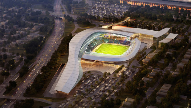 New York Cosmos Stadium rendering 