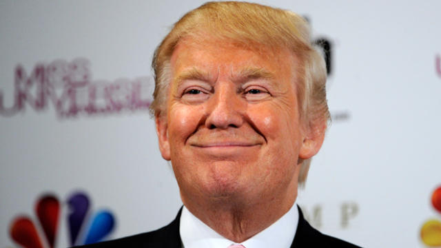 Donald Trump appears at a news conference after the 2012 Miss Universe Pageant at PH Live at Planet Hollywood Resort & Casino on Dec. 19, 2012, in Las Vegas, Nevada. 