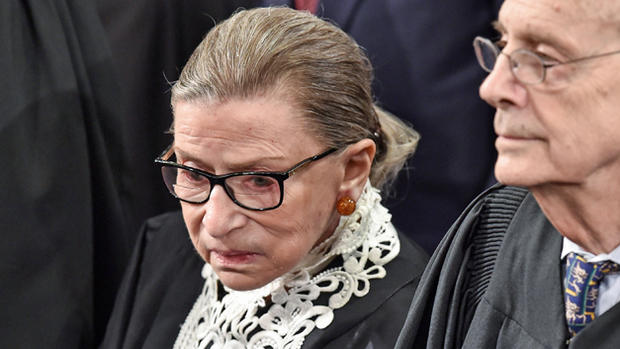 US Supreme Court justices Ruth Bader Ginsburg 